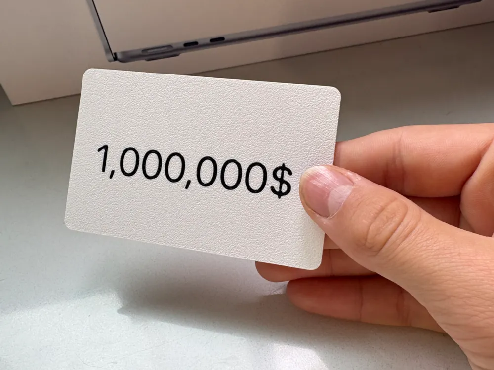 1,000,000$ card - Other Toys & Games, in stock in India