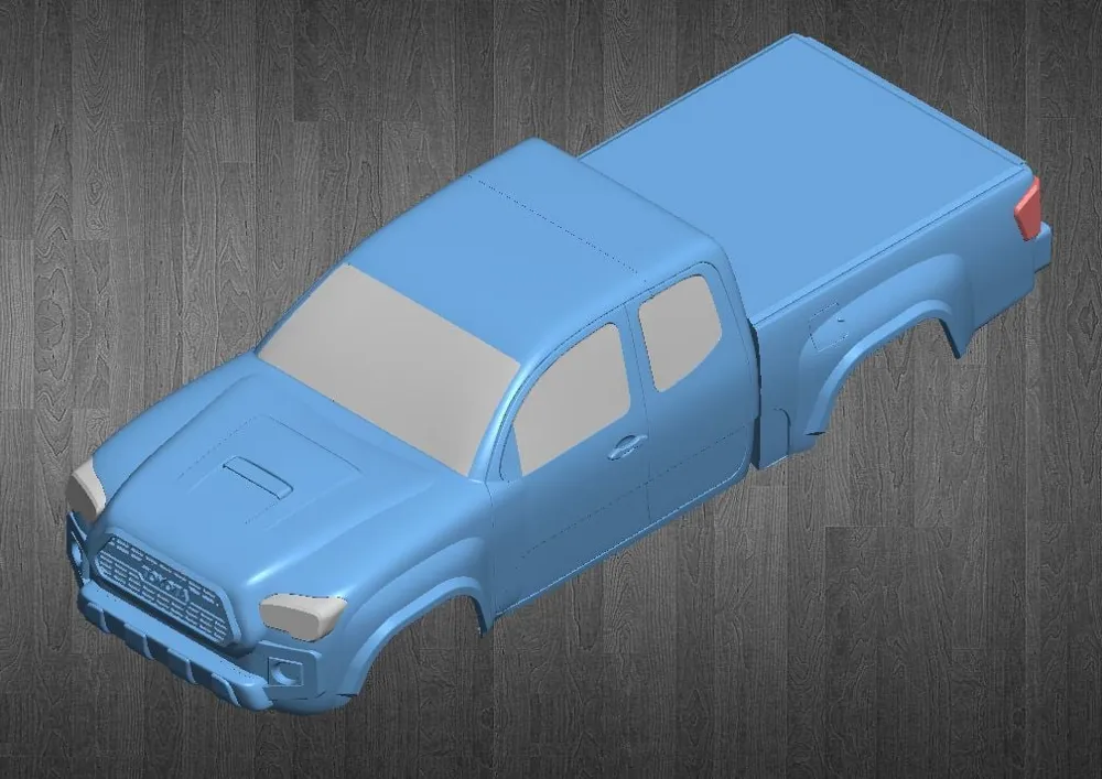 1/10 3rd gen Toyota Tacoma Access cab body, photo 3 of 4 - Model Cars & Race Cars, remote control