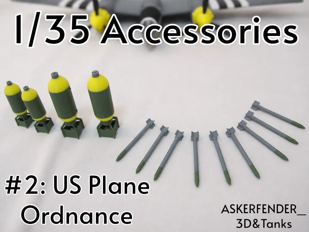 1/35 WW2 Basic US ordnance, photo 4 of 4 - 1/35 WW2 Basic US ordnance Toys & Games