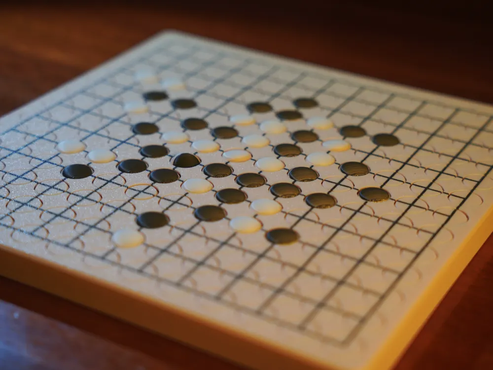 13x13 Flip Go Board, Gomoku and Reversi, photo 3 of 4 - Classic Board Games & Game Sets, five in a row