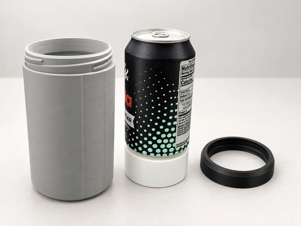 16 oz Koozie Freezer Riser, 12 oz Can Adapter, photo 4 of 4 - 16 oz Koozie Freezer Riser, 12 oz Can Adapter Household