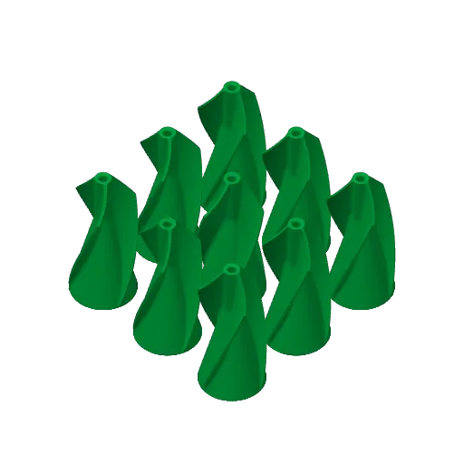 16mm Blowgun Dart Tail for 2mm Rod, photo 3 of 3 - 16mm Blowgun Dart Tail for 2mm Rod Props & Cosplay