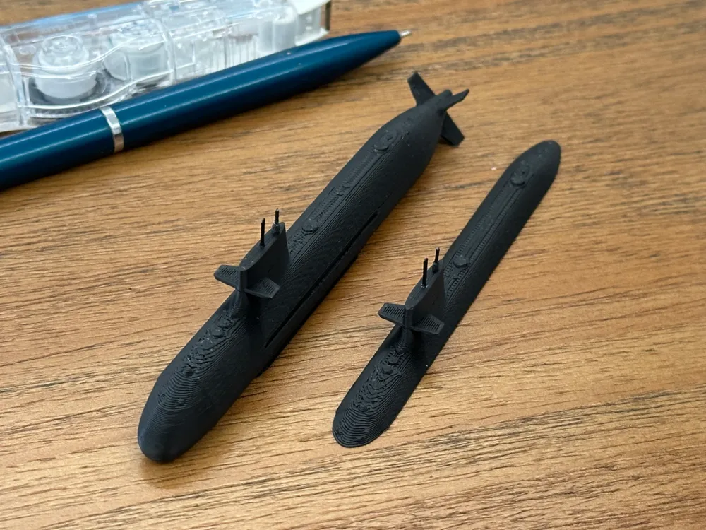 1/700 SS503 Hakuryu conventionally powered submarine model