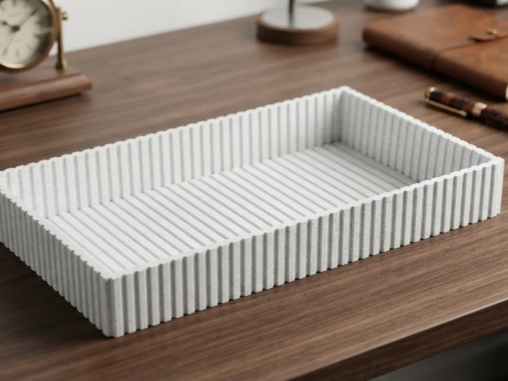 17" Modern Marble Tray - Decor, in stock in India