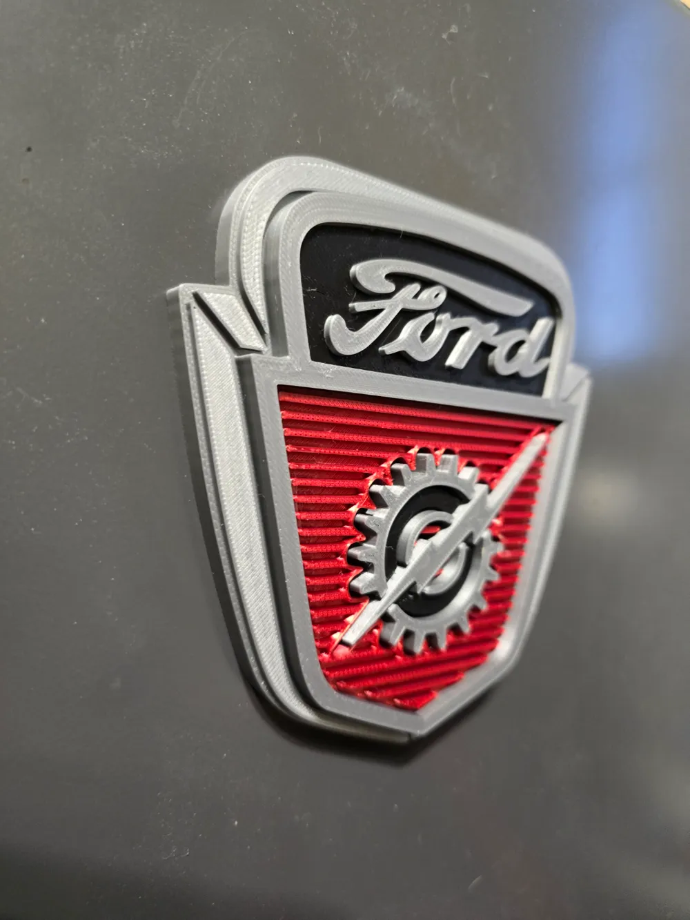 1953 to 1956 Ford F100 Hood Emblem, photo 2 of 4 - Car Badges & Emblems, Car & Vehicle