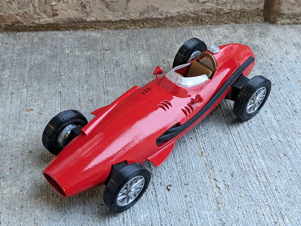 1957 Maserati 250F (Pinewood Derby Car Shell)