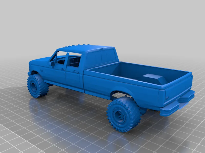 1998 ford f-350 superduty long bed crew cab, photo 2 of 2 - Truck, Bus & Tractor Models, truck