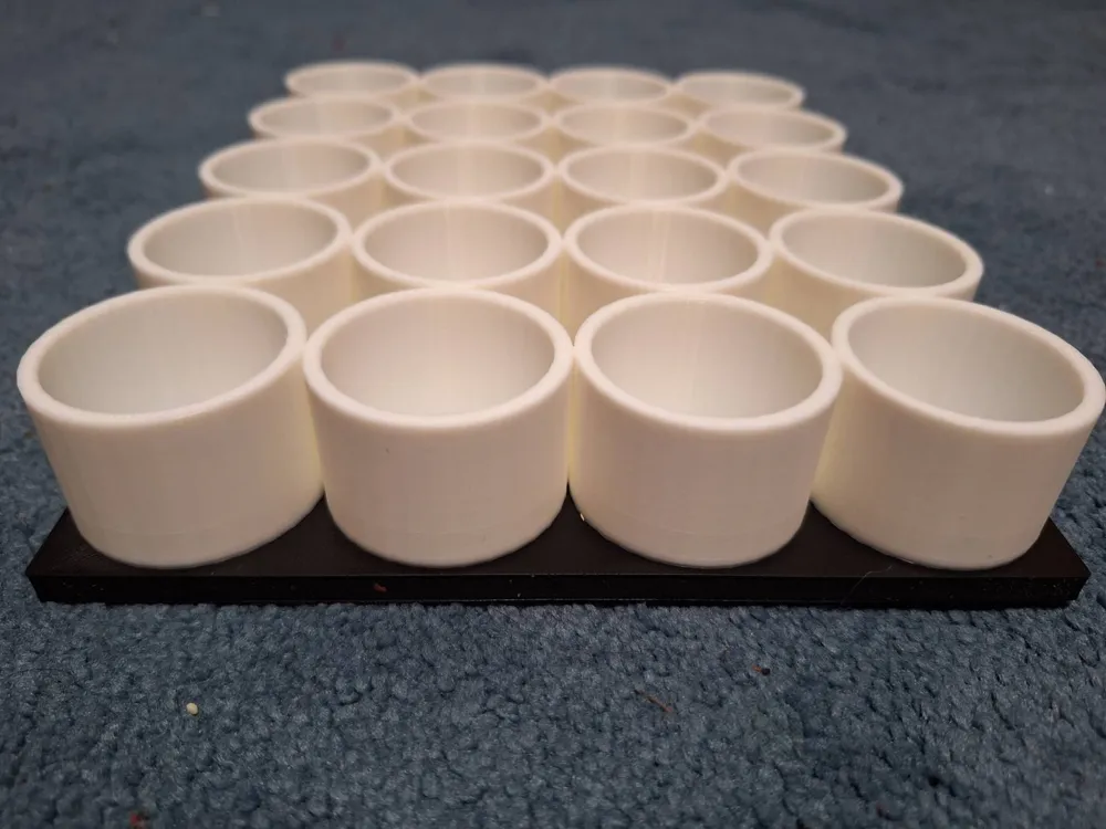 20 - 1 oz Acrylic Paint Holder, photo 3 of 4 - 20 - 1 oz Acrylic Paint Holder Art & Craft Supplies