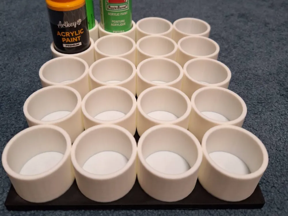 20 - 1 oz Acrylic Paint Holder, photo 4 of 4 - 20 - 1 oz Acrylic Paint Holder Art & Craft Supplies