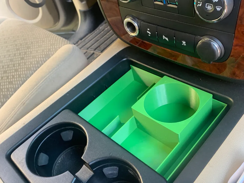 2007 Chevy Avalanche Truck Console Organizer