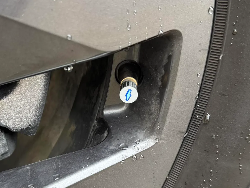 2024 Ford F150 Lightning valve stem cap, photo 2 of 3 - 2024 Ford F150 Lightning valve stem cap Hobby & DIY