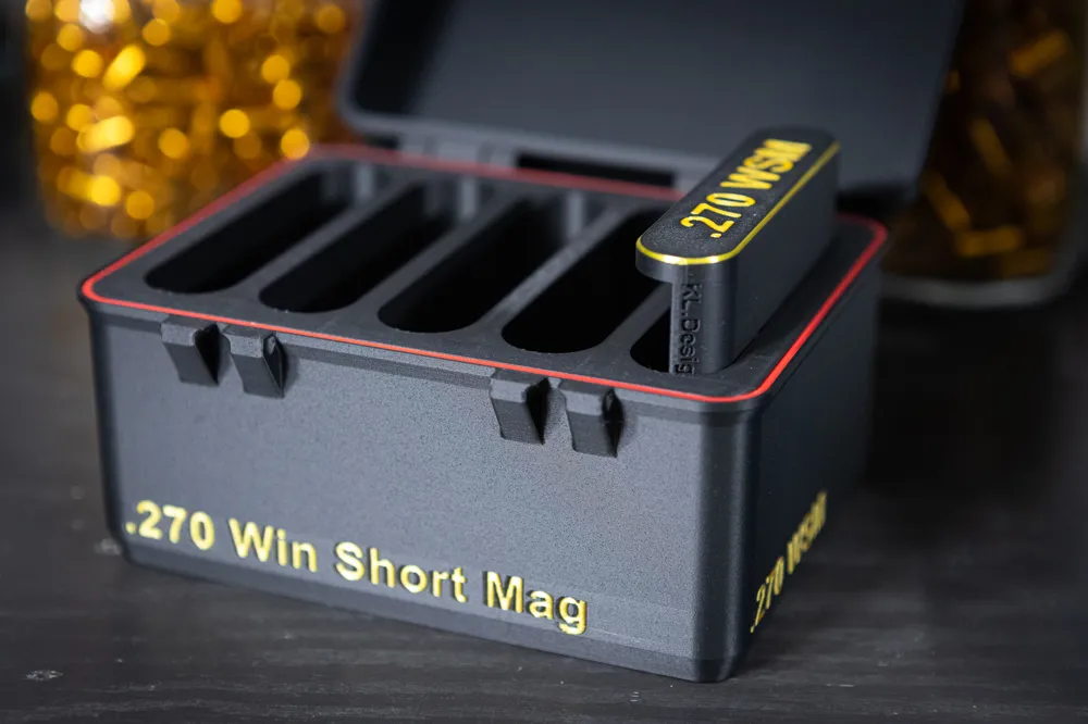 .270 Win ShortMag Cartridge Clip Carrier, photo 3 of 4 - .270 Win ShortMag Cartridge Clip Carrier Hobby & DIY