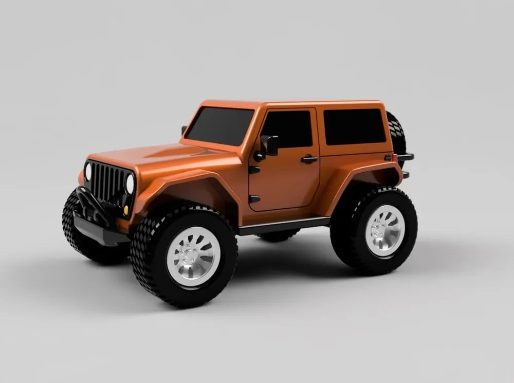 2-door JEEP Wrangler - fully, photo 2 of 4 - Truck, Bus & Tractor Models, 4wd