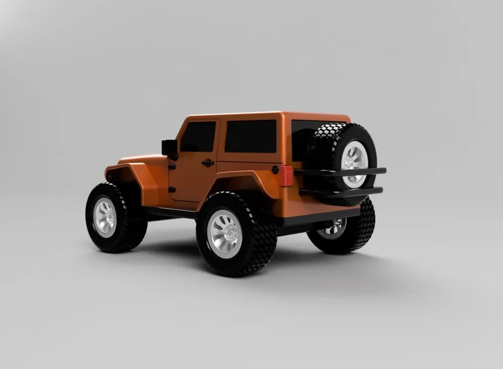 2-door JEEP Wrangler - fully, photo 4 of 4 - Truck, Bus & Tractor Models, car