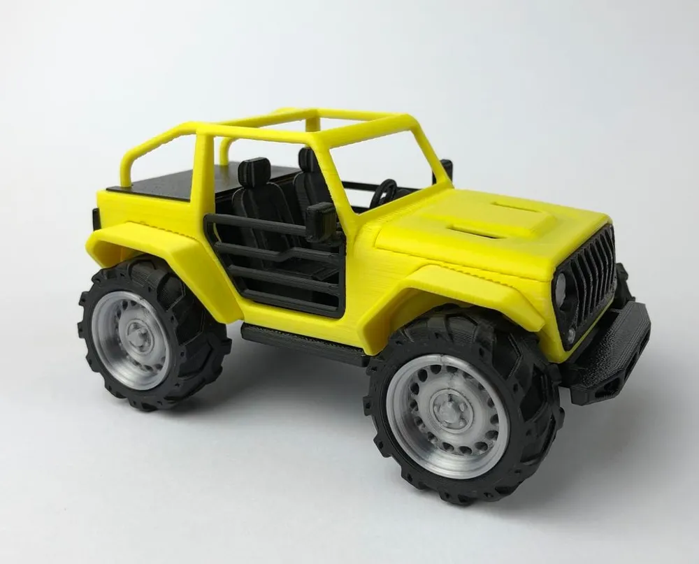 2-door JEEP Wrangler with removable HARDTOP, photo 3 of 4 - Truck, Bus & Tractor Models, 4wd