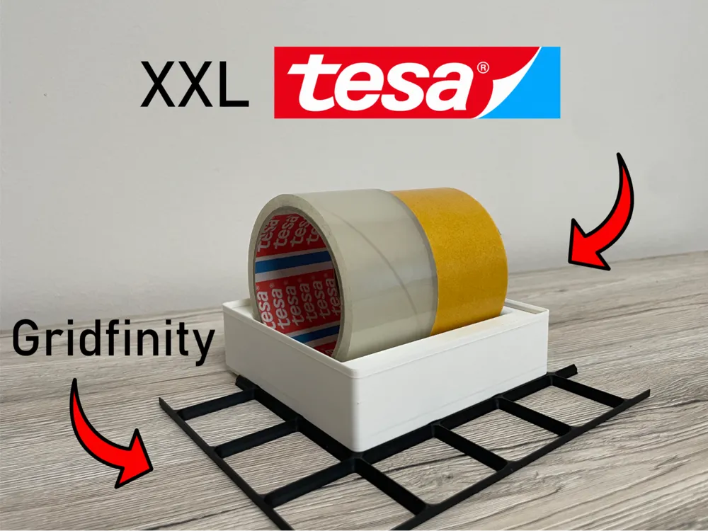2x XXL Tesa Gridfinity Bin, photo 4 of 4 - 2x XXL Tesa Gridfinity Bin Tools