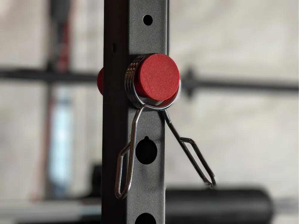 2x2 Squat Rack Barbell Collar Holder