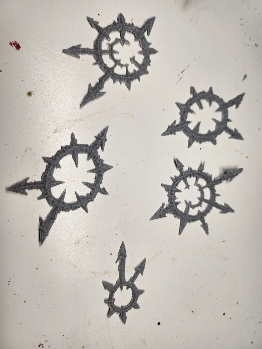30K/40K CHAOS ICON Horus Heresy Era Chaos Symbols, photo 3 of 3 - 30K/40K CHAOS ICON Horus Heresy Era Chaos Symbols Miniatures