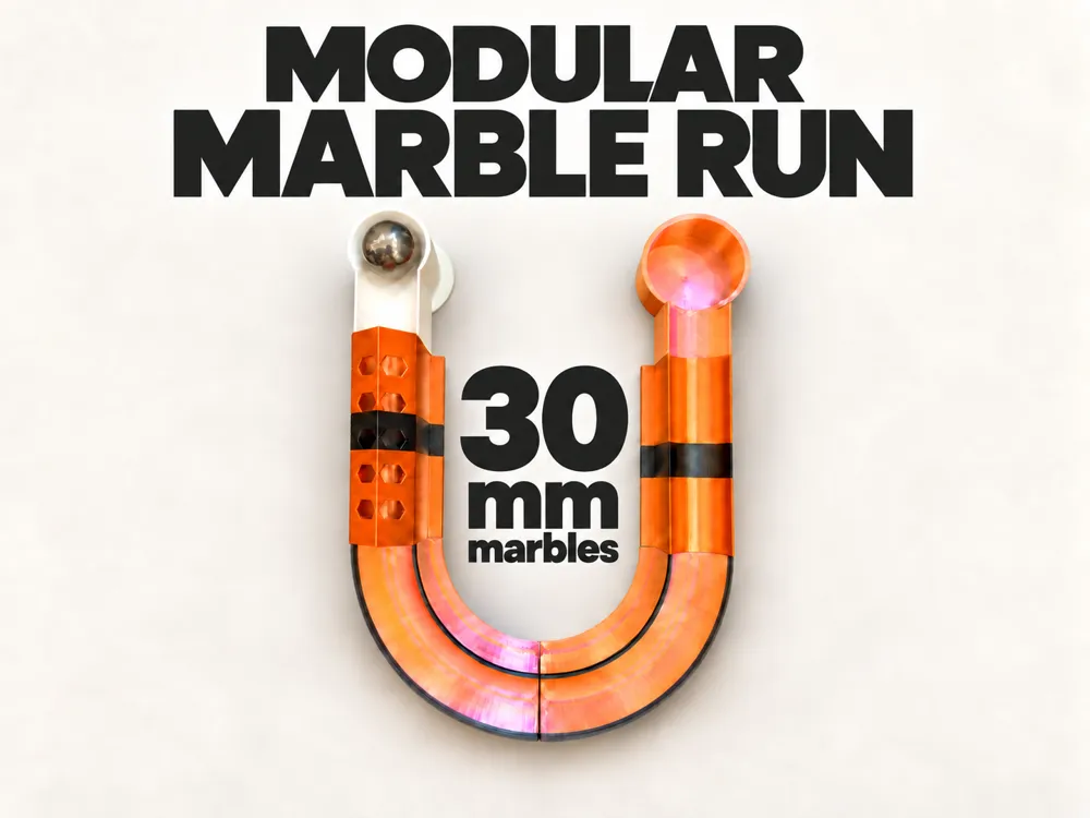 30mm Modular Marble Run | 100+ Snap-Together Parts - Construction Sets, in stock in India