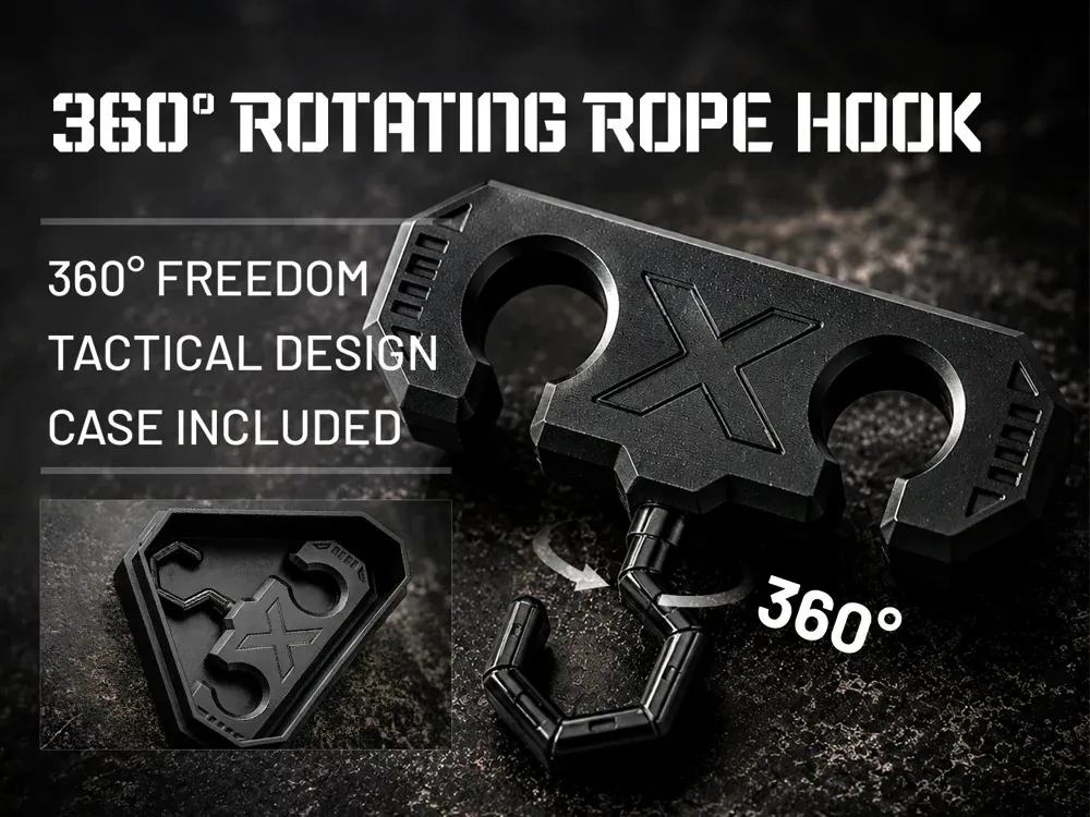 360° Swivel Camping Rope Hook Outdoor Gear Hanger - Sport & Outdoors, in stock in India
