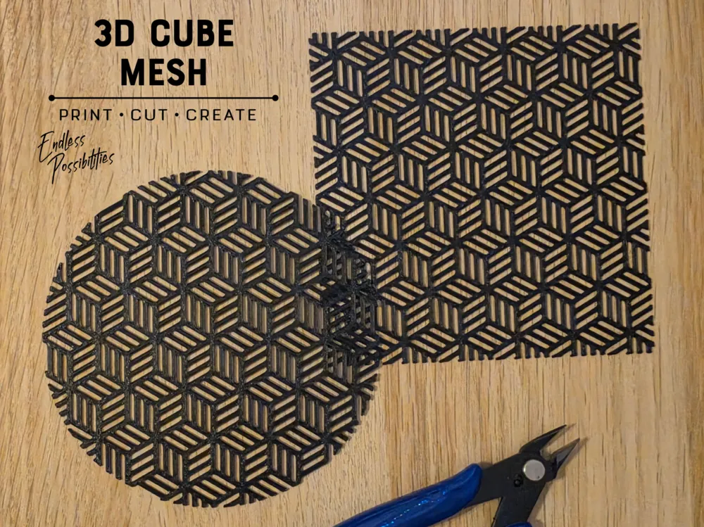 3D Cube Mesh, photo 4 of 4 - 3D Cube Mesh Hobby & DIY