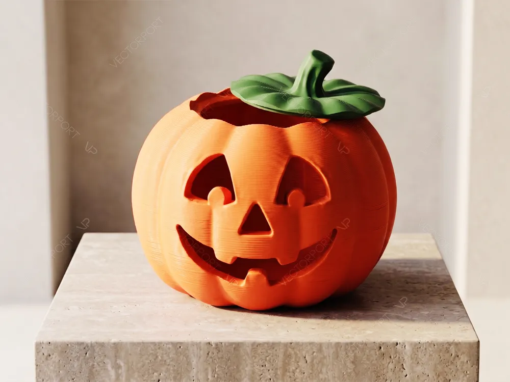 Jack-O'-Lantern Candy Bowl with Lid #078, photo 4 of 4 - Jack-O'-Lantern Candy Bowl with Lid #078 Household