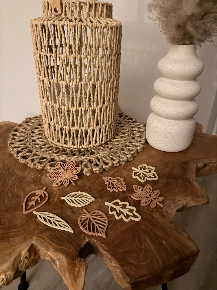3D-Gedruckte Blätter / Decorative Leaf 9er Set, photo 2 of 4 - 3D-Gedruckte Blätter / Decorative Leaf 9er Set Household