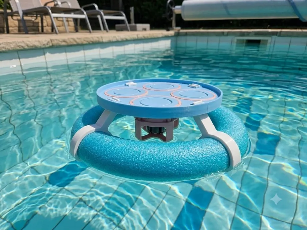 3 in 1 Pool Drink Holder with Wasp Guard, photo 2 of 4 - 3 in 1 Pool Drink Holder with Wasp Guard Hobby & DIY