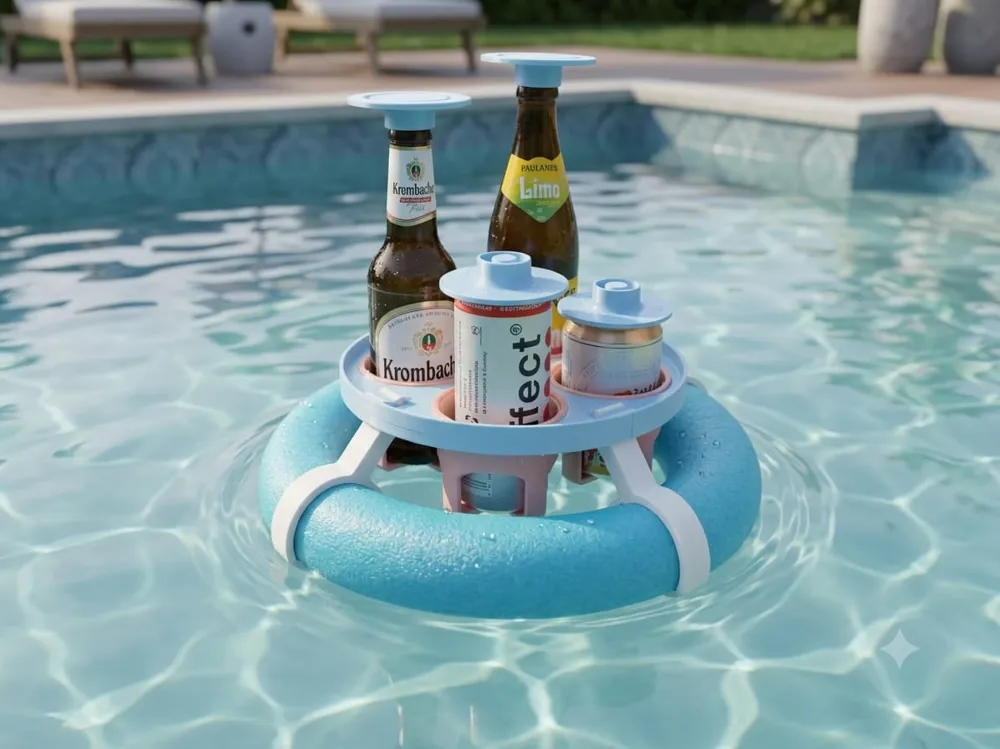 3 in 1 Pool Drink Holder with Wasp Guard, photo 4 of 4 - 3 in 1 Pool Drink Holder with Wasp Guard Hobby & DIY