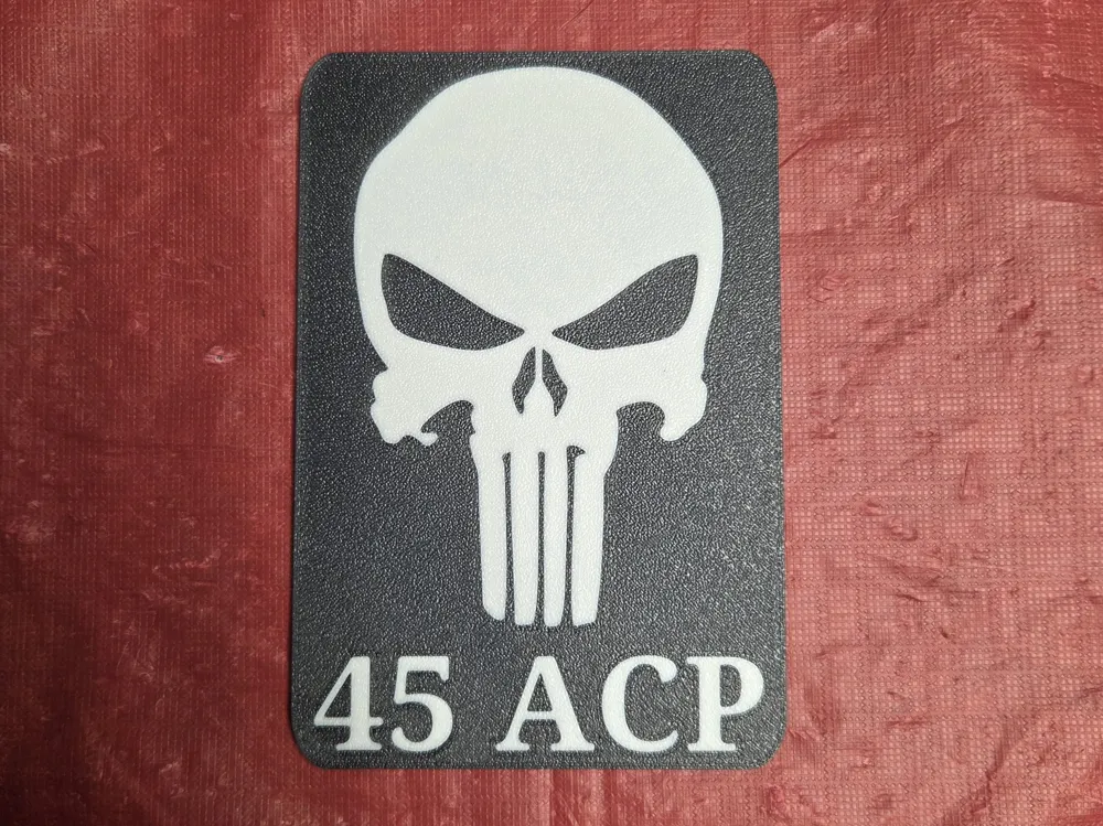 45 ACP Punisher badge for Ammo can, photo 2 of 4 - 45 ACP Punisher badge for Ammo can Jewellery & Accessories