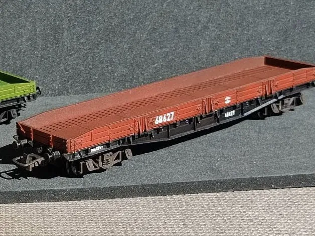4-axle all-welded platform USSR. H0 - Vehicles, in stock in India