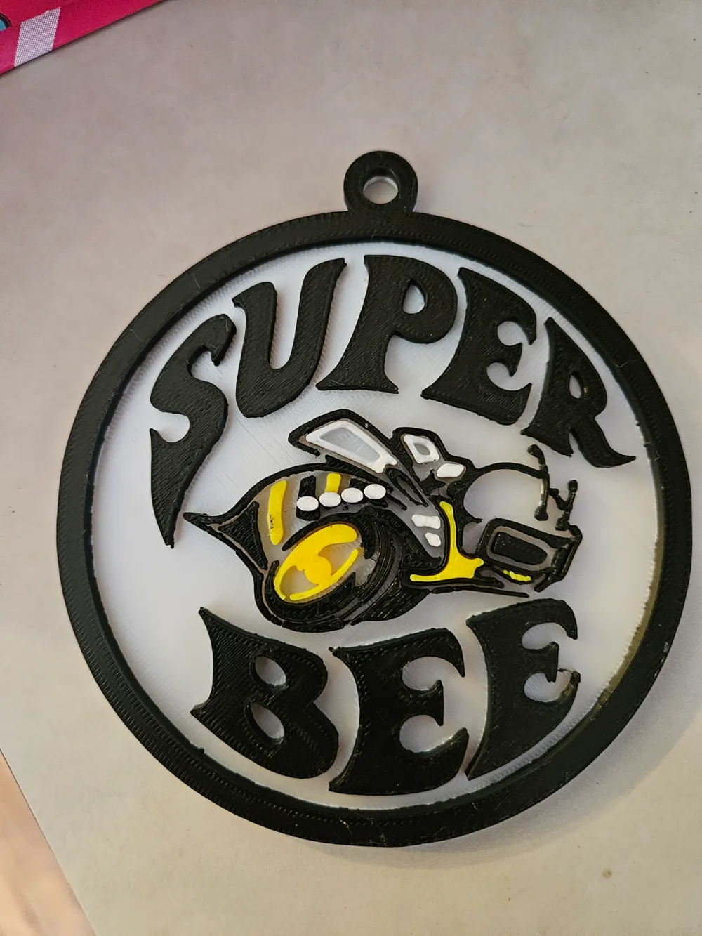 4" Dodge Super Bee Christmas ornament, another view - Christmas Ornaments & Baubles, christmastree