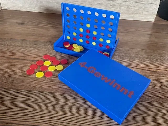 4 IN A ROW / CONNECT 4 - 4 Gewinnt /Travel UPGRADE, another view - Classic Board Games & Game Sets, game 4 two