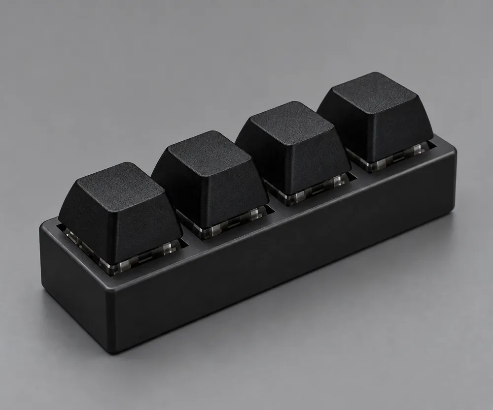 4-Key Cap Clicker Fidget toy, photo 3 of 4 - 4-Key Cap Clicker Fidget toy Tools