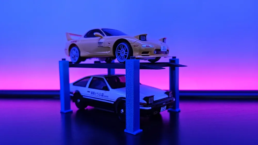 4 Post Storage Lift for 1:36 Model Cars / RC Cars - Other Miniatures, in stock in India