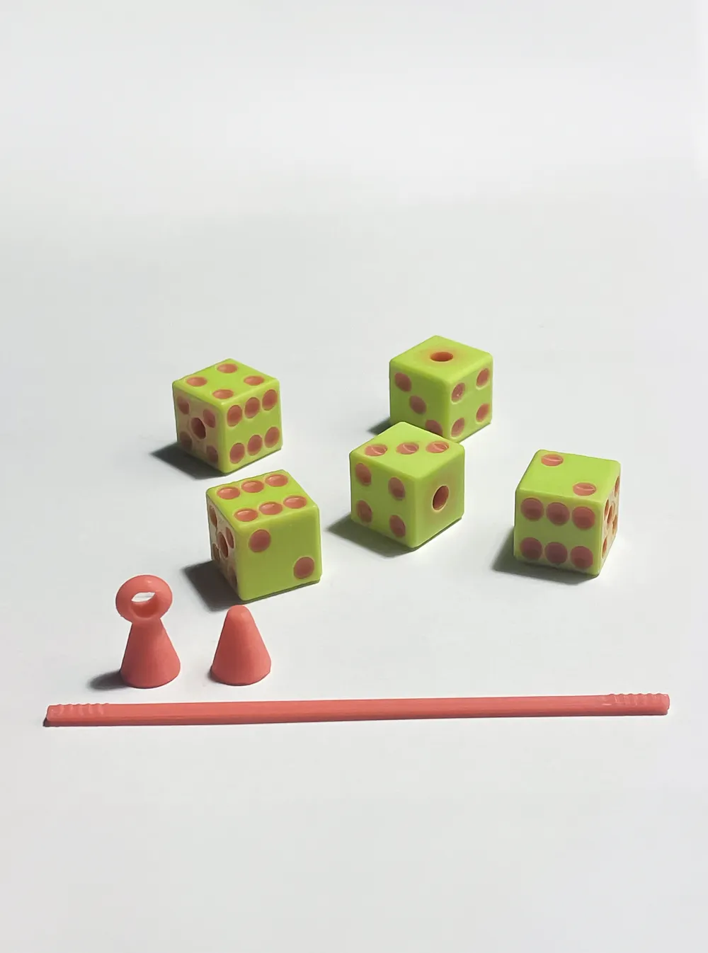 5 Playing Dice • Keychain • Fidget, photo 4 of 4 - 5 Playing Dice • Keychain • Fidget Toys & Games