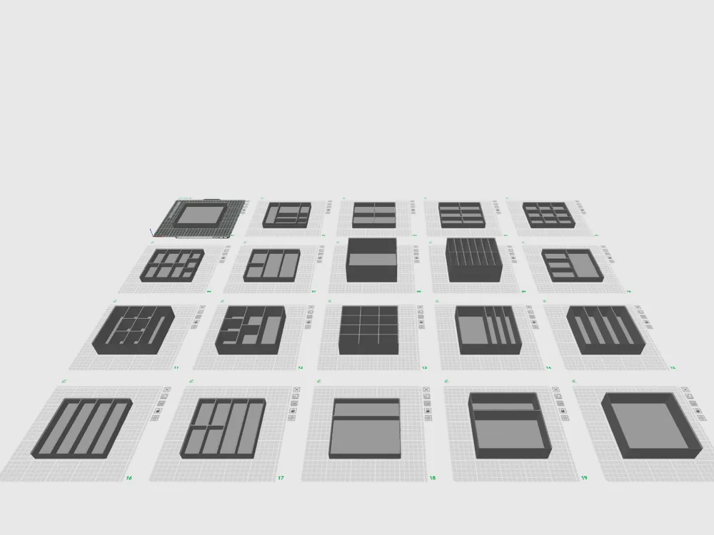 60 storage & stackable bin set - Organizers, in stock in India