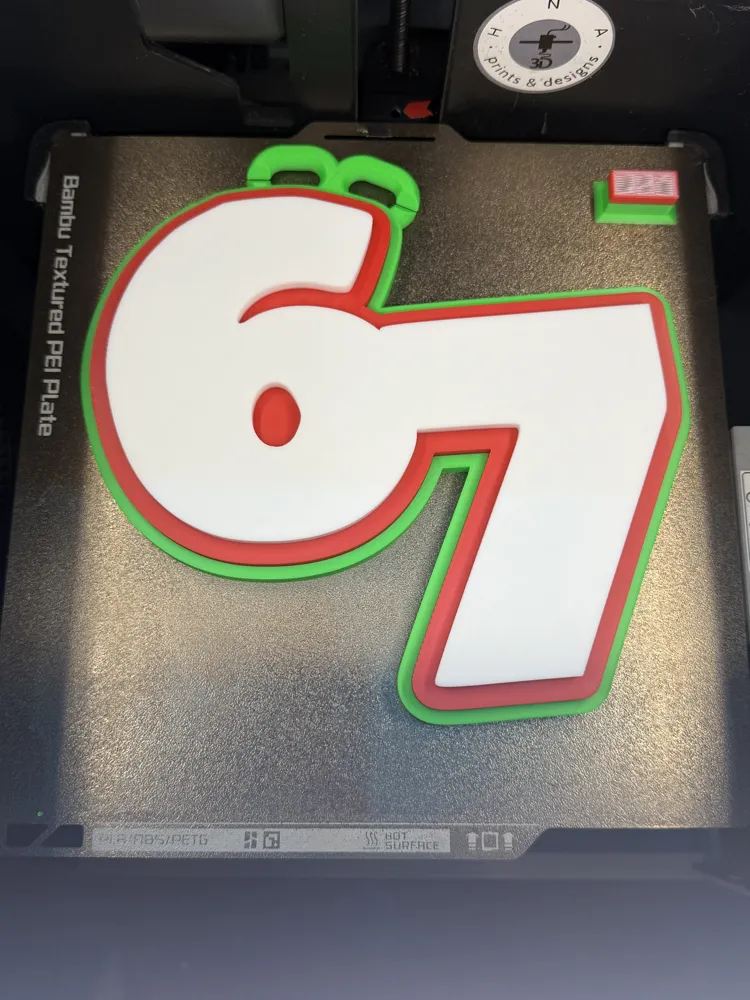 67 6-7 Hype Chain Turnover Chain -Christmas colors, photo 4 of 4 - 67 6-7 Hype Chain Turnover Chain -Christmas colors Art