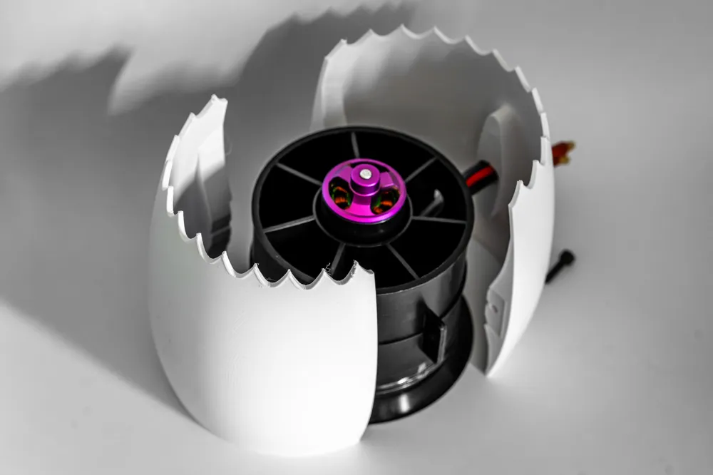 70mm EDF Housing - Jet-Turbine Style, photo 3 of 4 - 70mm EDF Housing - Jet-Turbine Style Learning & STEM