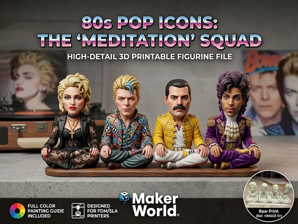 '80 POP Icons Meditation' Squad - People, in stock in India