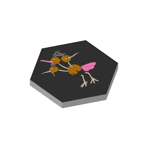 85 Dodrio Hex Wall Art, photo 4 of 4 - 85 Dodrio Hex Wall Art Art