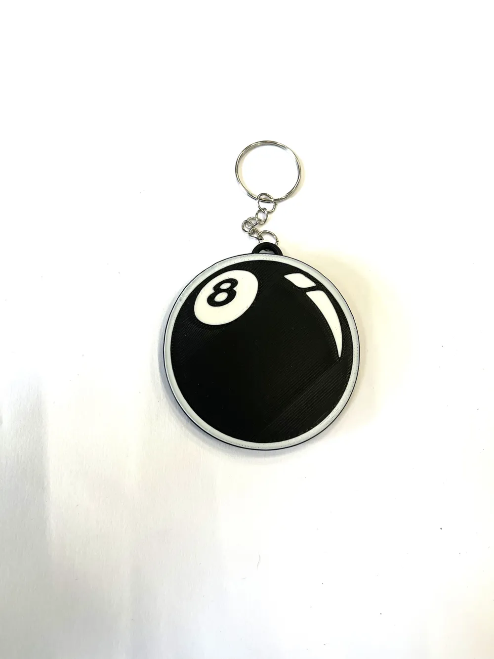 8-Ball Keychain, photo 3 of 4 - 8-Ball Keychain Generative Art