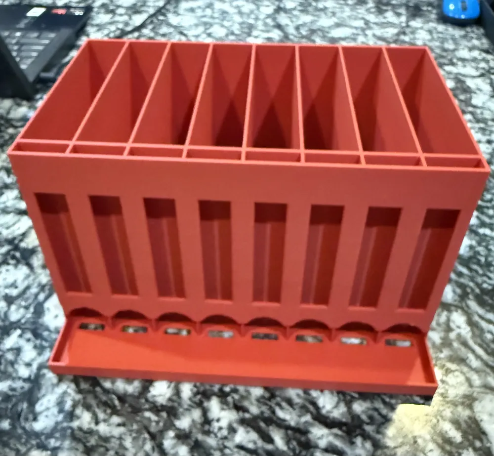 8 Slot Gravity fed Drink Packet Dispenser, photo 2 of 4 - 8 Slot Gravity fed Drink Packet Dispenser Household