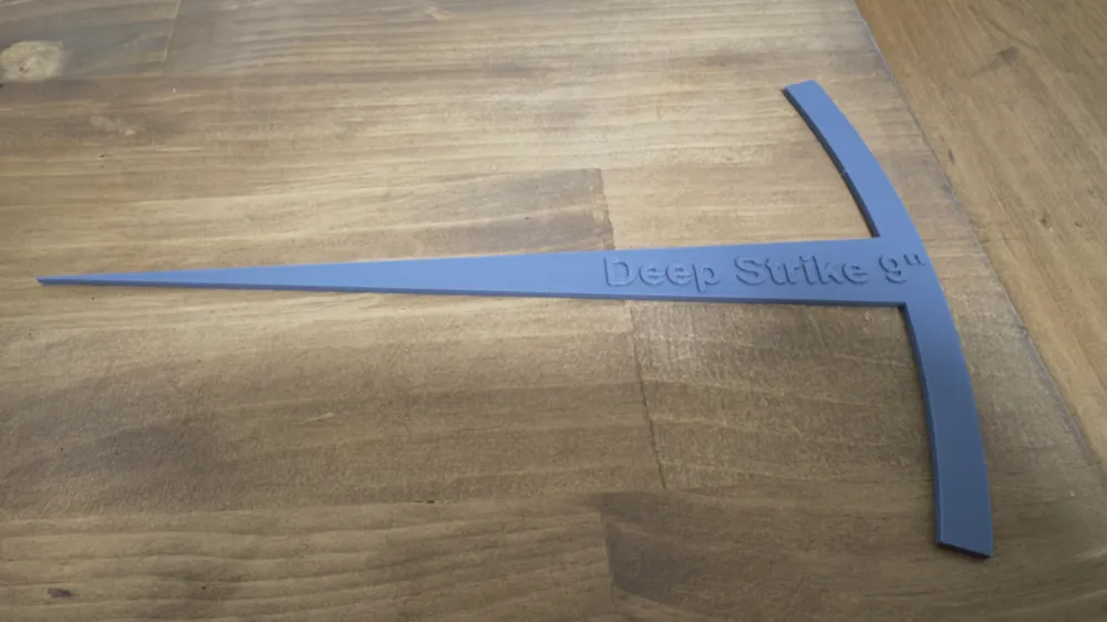 9" Deep Strike Ruler - Single Point, photo 3 of 4 - 9" Deep Strike Ruler - Single Point Miniatures