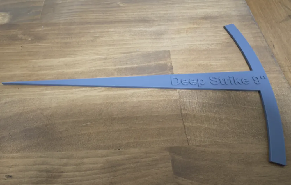 9" Deep Strike Ruler - Single Point - Other Miniatures, in stock in India