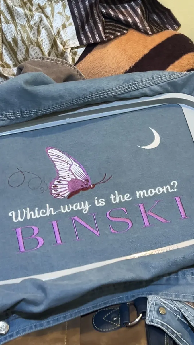 Which way is the moon?
