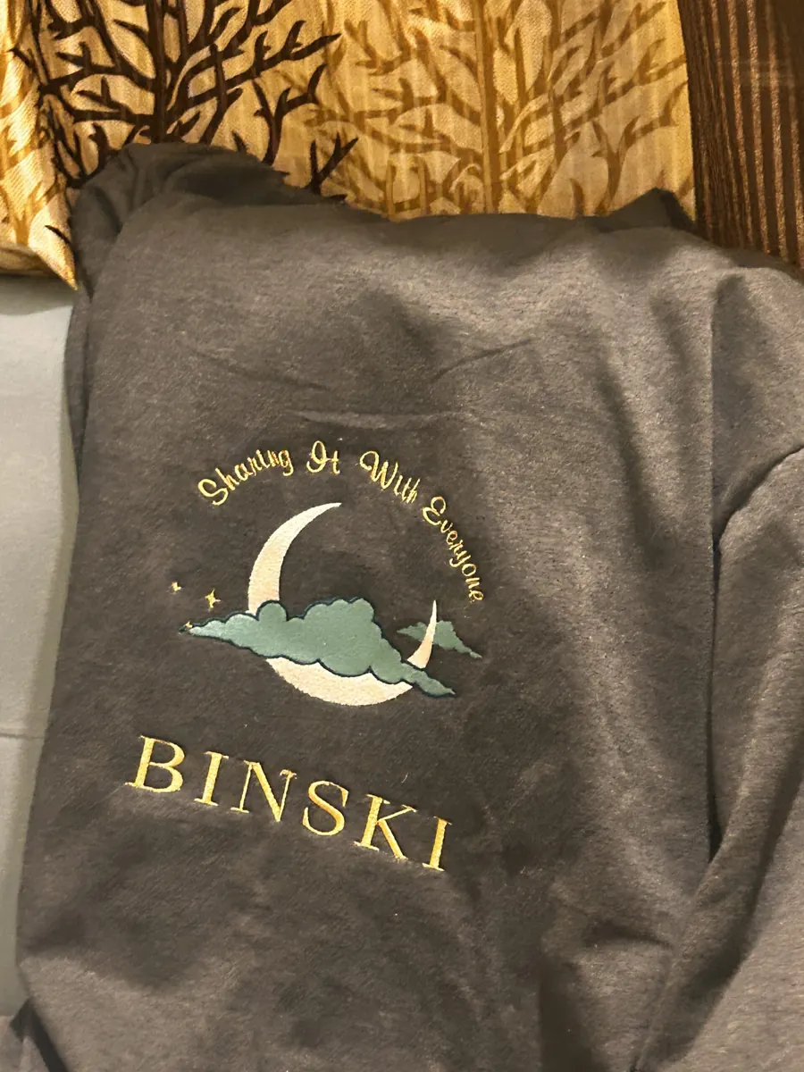Starry night on a hoodie