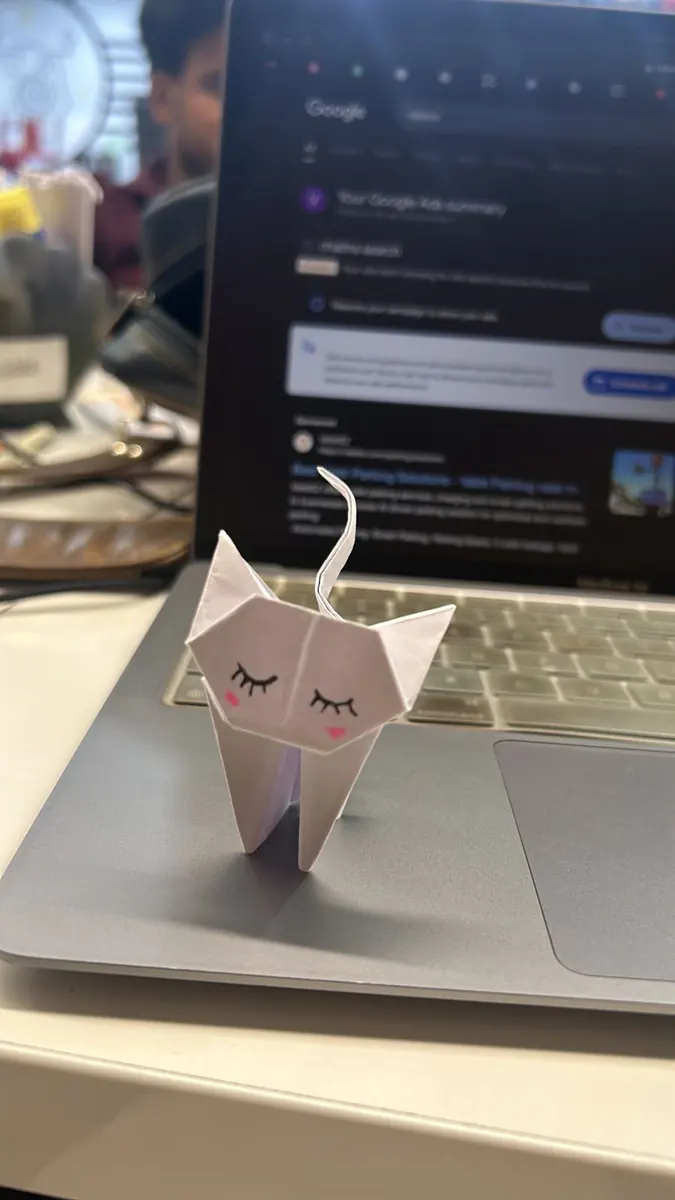 Origami cat