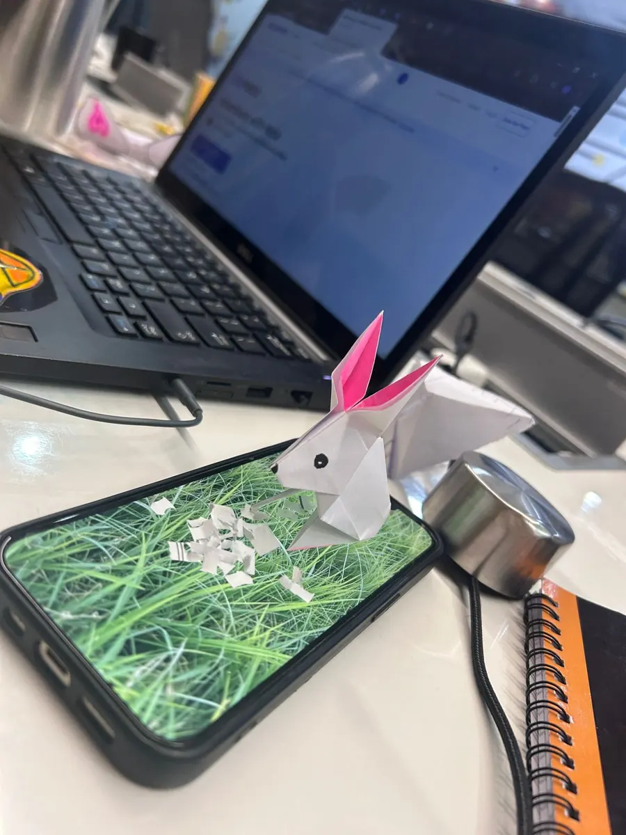 Origami rabbit