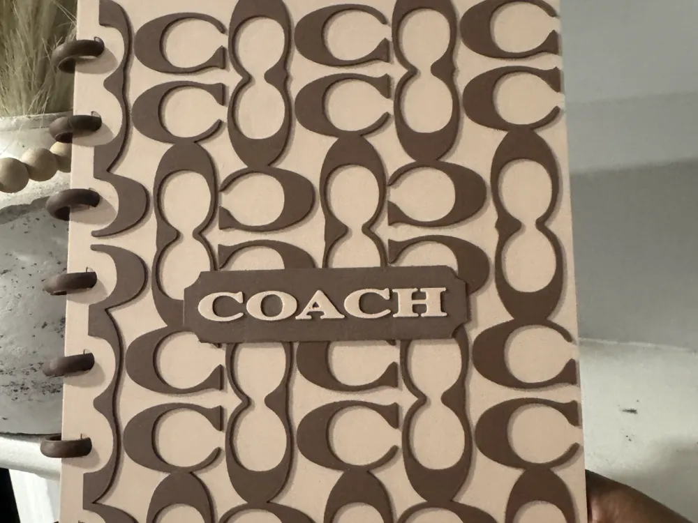 A5 Disc Notebook Cover Coach